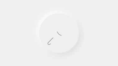 Arama çizgisi simgesi, büyüteçle hareketli grafik canlandırması.