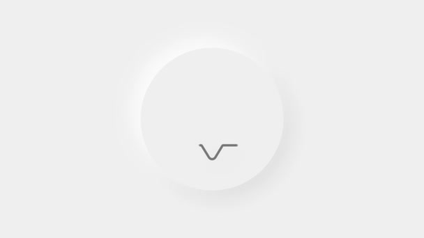 Chat, voz burbuja 3d icono de animación sobre fondo blanco. 4K — Vídeos de Stock
