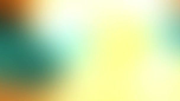 Colores amarillos y verdes suaves abstractos, moviendo el fondo borroso para el uso general. Los colores varían con la posición, produciendo transiciones de color suaves. Gradiente de neón de color. 4k — Vídeos de Stock
