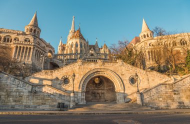 Fisherman's Bastion Budapeşte, Macaristan gündoğumu