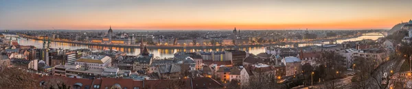 Panorama i budapest, Ungern — Stockfoto