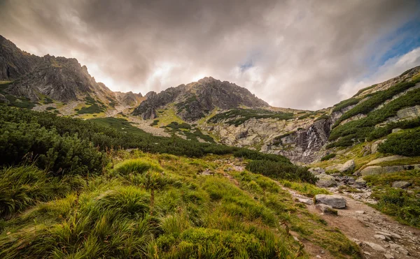 Tatra Mountains Landscape with Skok Waterfall — Stock Photo, Image