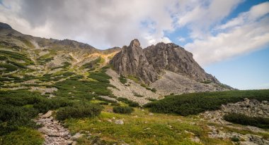 Yaz dağı manzarası