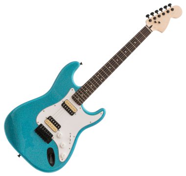 Mavi elektro gitar