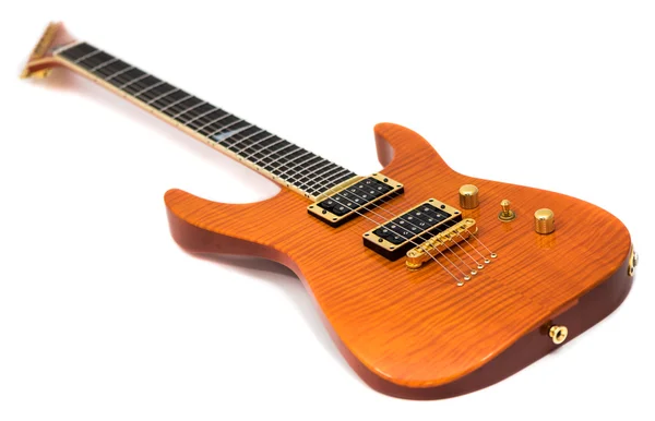 Πορτοκαλί ηλεκτρική κιθάρα — Φωτογραφία Αρχείου
