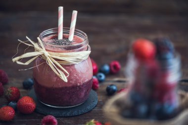 Taze Berry meyve yüzlü