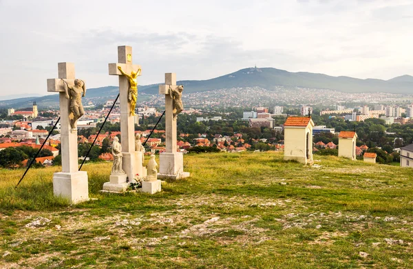 Jézus Krisztus a Kálvárián Cross — Stock Fotó