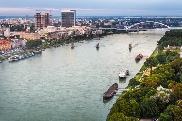 Danubio A Bratislava, Slovacchia — Foto Stock