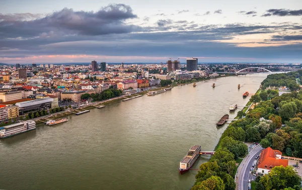 Danubio A Bratislava, Slovacchia — Foto Stock