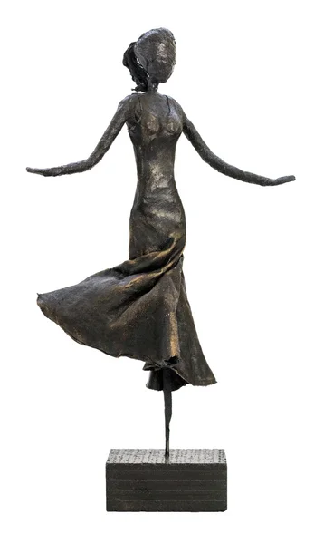 Γυναίκα χορεύτρια άγαλμα — Φωτογραφία Αρχείου