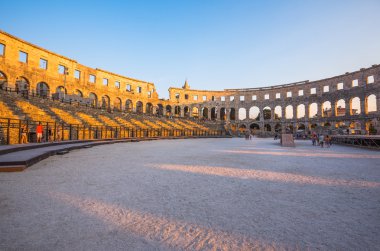 Antik Roma amfitiyatro içinde Pula, Hırvatistan