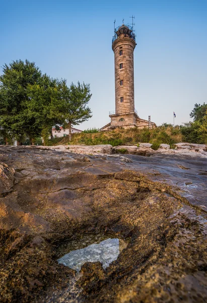 Leuchtturm in Savudrija, Istrien, Kroatien — Stockfoto