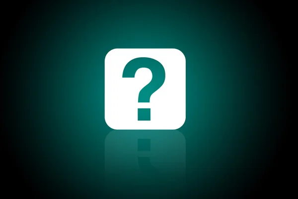 Question mark icon — Stock Photo, Image