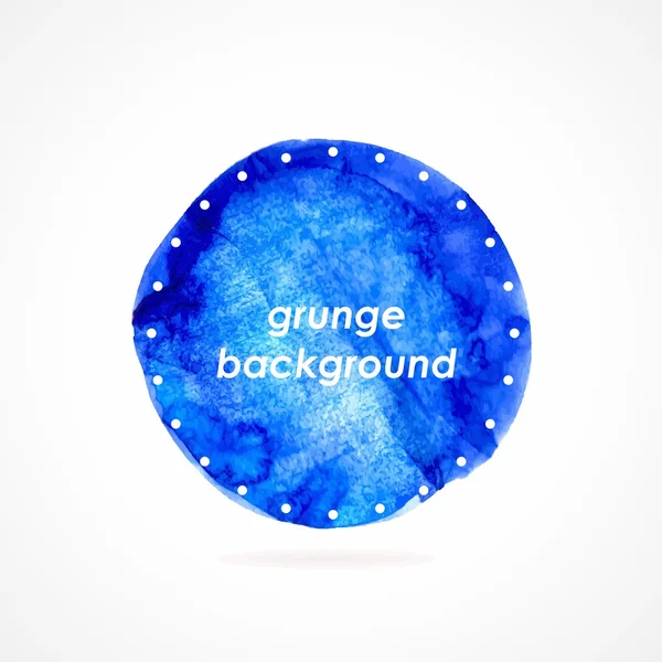Grunge klistermärke. blå grunge banner. — Stock vektor