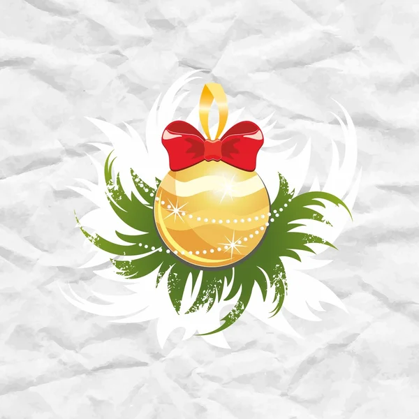 Bola de Navidad. Decoración de Navidad . — Vector de stock