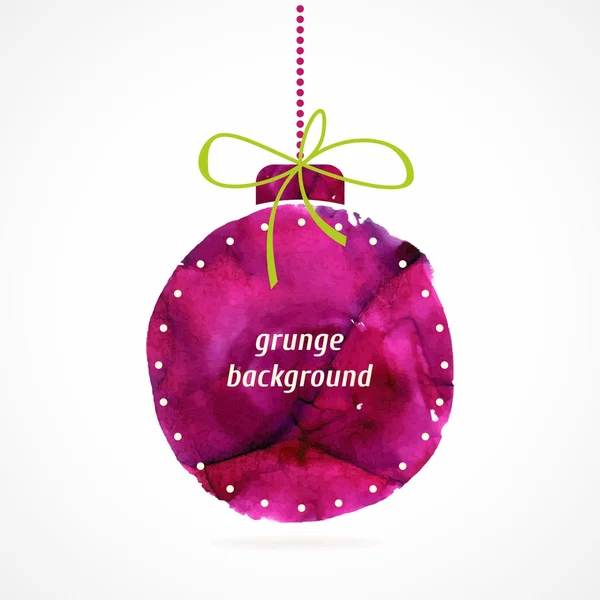 Christmas ball. Christmas decoration. — Stock Vector