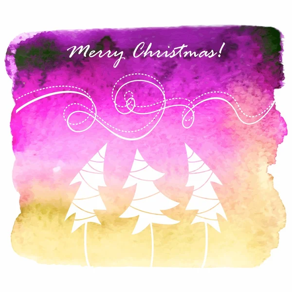 Christmas vykort — Stock vektor