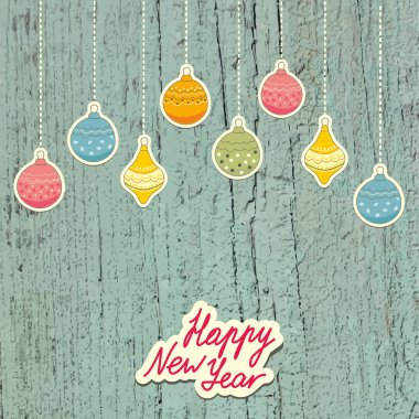 Yeni yıl kartpostalı