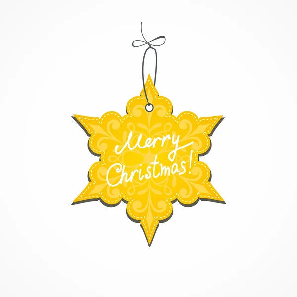 Christmas sale label. — Stock Vector