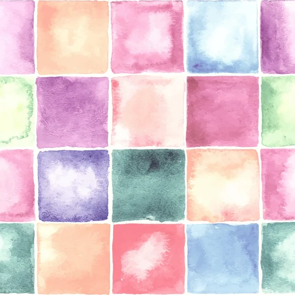 Square watercolor background. — Stock Vector