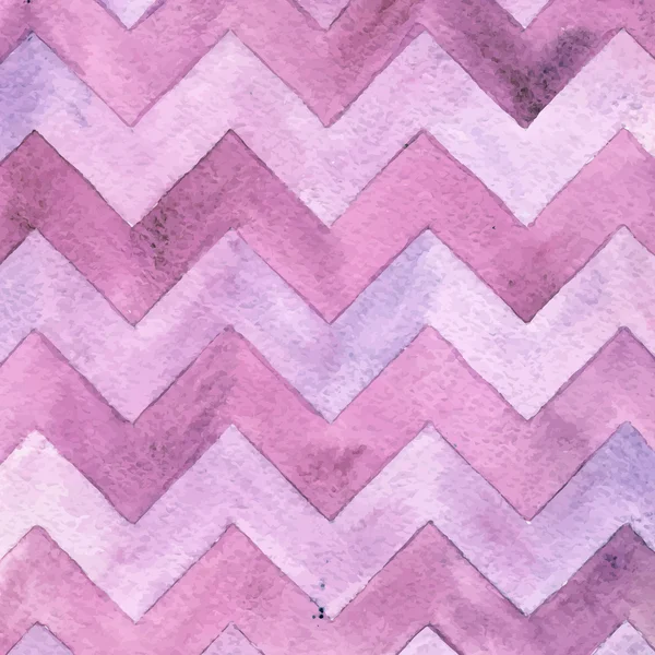 Watercolor zig zag pattern — Wektor stockowy