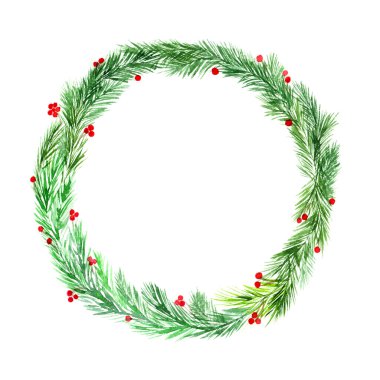 Suluboya Noel çelengi