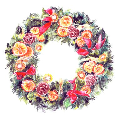 Suluboya Noel çelengi