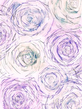 Gül çiçekli arka plan