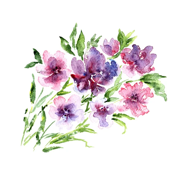 Ramo floral de acuarela —  Fotos de Stock