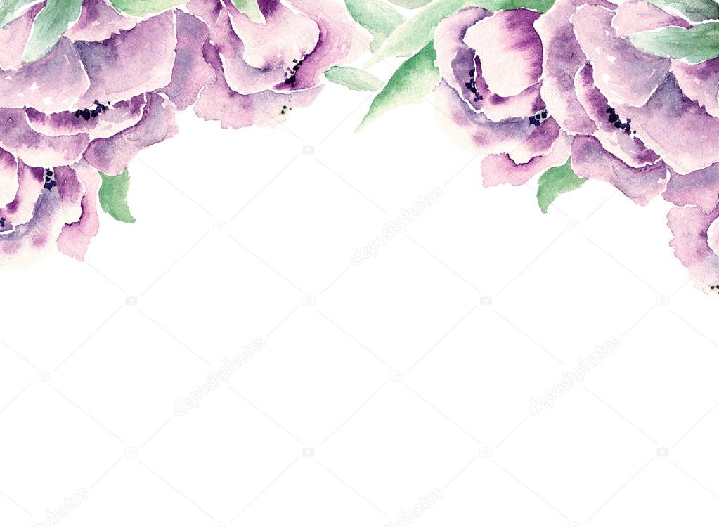 Download Watercolor Floral Background Stock Photo Image By C Oaurea 89747082