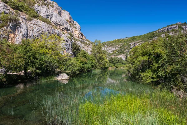 Vista Del Río Krka Parque Nacional Krka Croacia Septiembre 2020 — Foto de Stock
