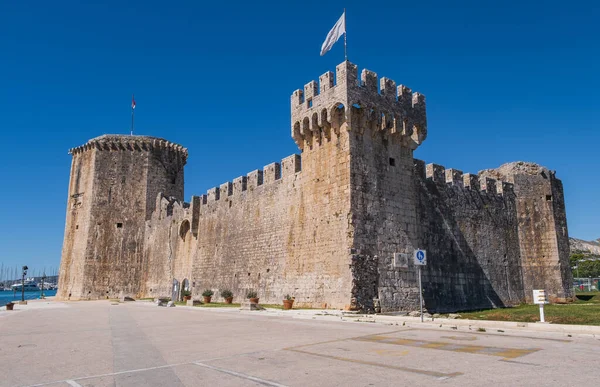 Kamerlengo Castelo Fortaleza Trogir Croácia Foi Construído Pela República Veneza — Fotografia de Stock
