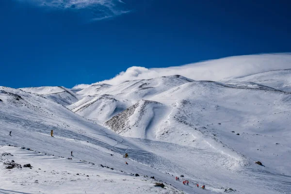 Şubat 2021 Erciyes Dağı Nın Karla Kaplı Kış Manzarası — Stok fotoğraf