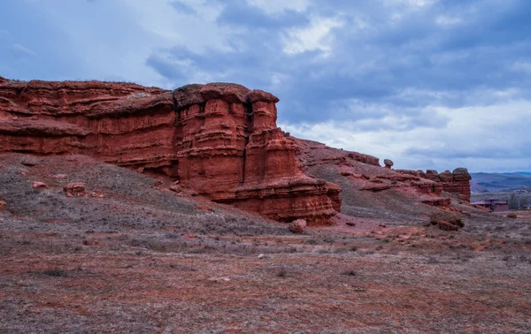 Narman Peribacalari Fairy Chimneys Narman Province Erzurum Turkey Janvier 2021 — Photo