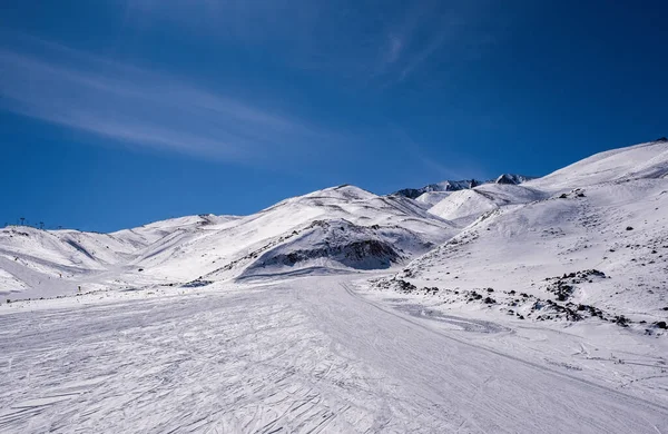 Erciyes Turkey Şubat 2021 Türkiye Nin Kayseri Kentindeki Erciyes Dağı — Stok fotoğraf