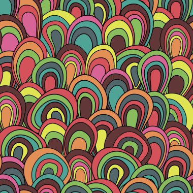 Psychedelic dalgalar seamless modeli
