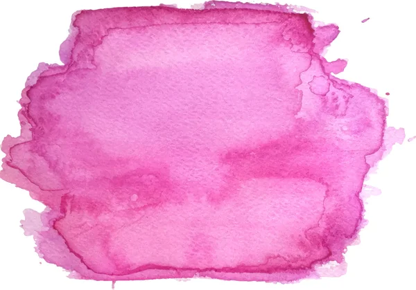 Texture abstraite de peinture à l'aquarelle, isolée sur fond blanc — Image vectorielle