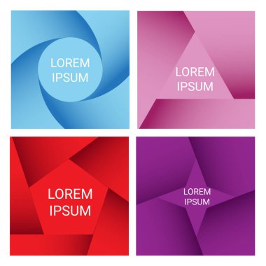 Soyut modern geometrik vektör arkaplanı.