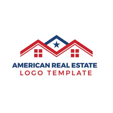 Amerikan Emlak Logosu Şablonu