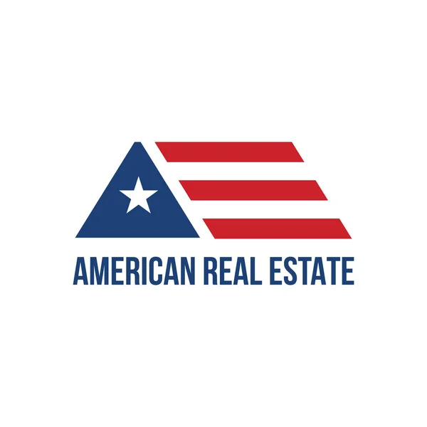 Plantilla Logotipo Inmobiliario Americano Gráficos Vectoriales