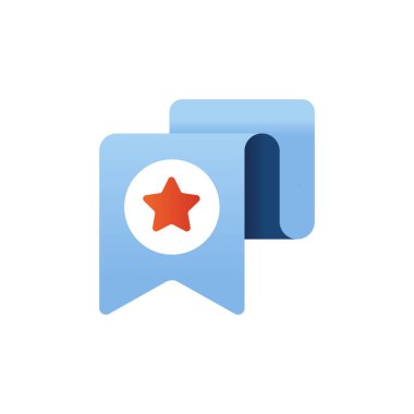 Vektörde favori simge. Logotype