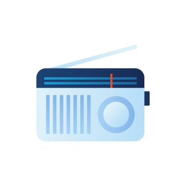 Radyo Reklam ikonu vektör. Logotype
