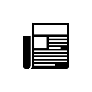 Haber ve Olaylar ikonu. Logotype