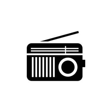 Radyo Reklam ikonu vektör. Logotype