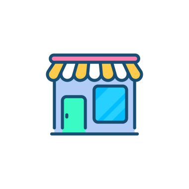 Vektör olarak Terzi Dükkanı simgesi. Logotype