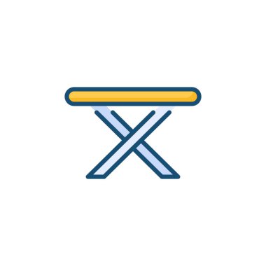 Demir Masa simgesi vektörde. Logotype