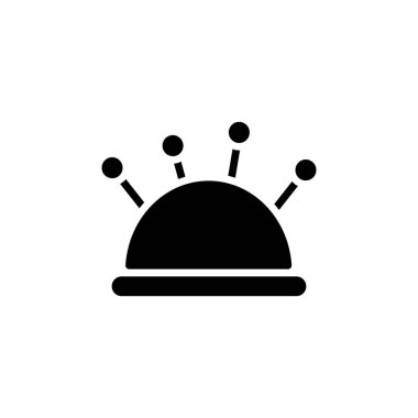 Şırınga simgesi vektör içinde dikiliyor. Logotype