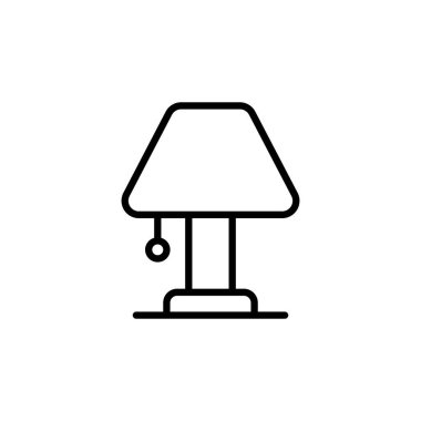 Vektör olarak lamba simgesi. Logotype