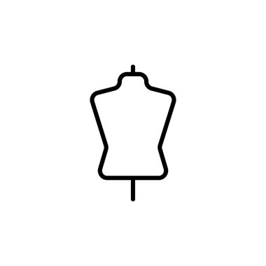 Vektör olarak manken simgesi. Logotype