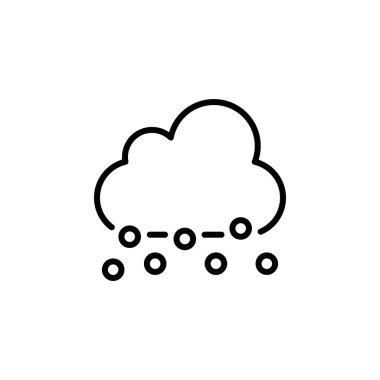 Vektör olarak Sleet simgesi. Logotype